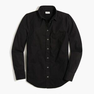 J. Crew Classic Black Button Down Shirt
